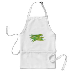 Long Green Beans Vegetable Garden Veggies Veg Adult Apron