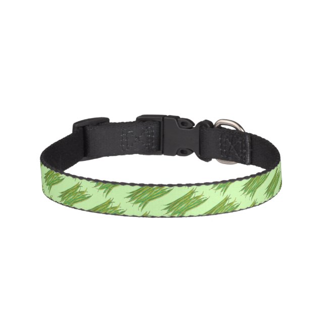 Long Green Beans Vegetable Garden Veggies Veg Pet Collar (Front)