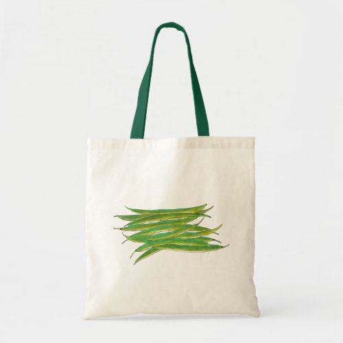 Long Green Beans Vegetable Garden Veggies Veg Tote Bag