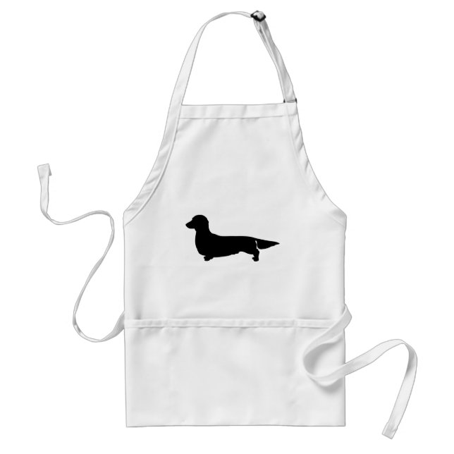 Long Hair Dachshund Adult Apron (Front)