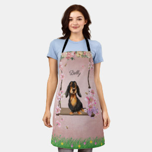 Long Hair Dachshund Apron