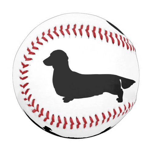 Long Hair Dachshund Baseball