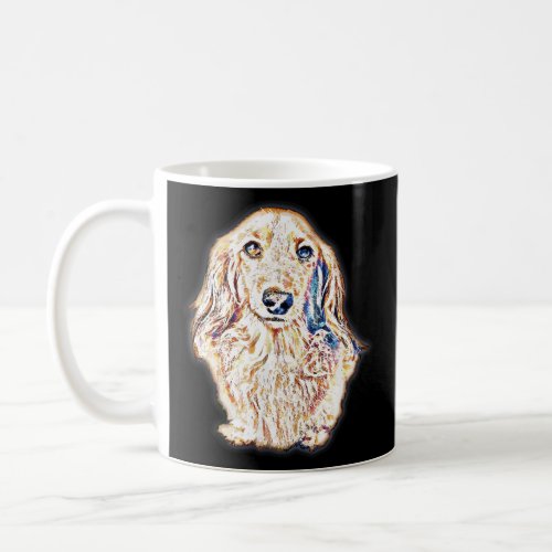 Long Hair Dachshund Cute Doxie Wiener Dog Lover  Coffee Mug