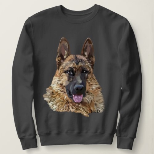 Long Hair German Shepherd Dog Sweatshirt