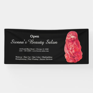 Long hair Hairstylist Hairdresser Salon Banner