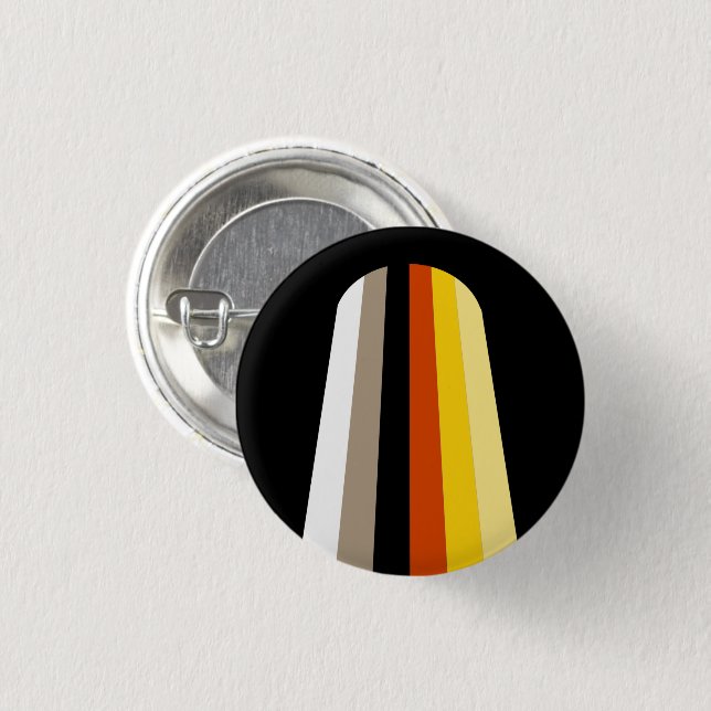 Long Hair Pride Flag Button (Front & Back)