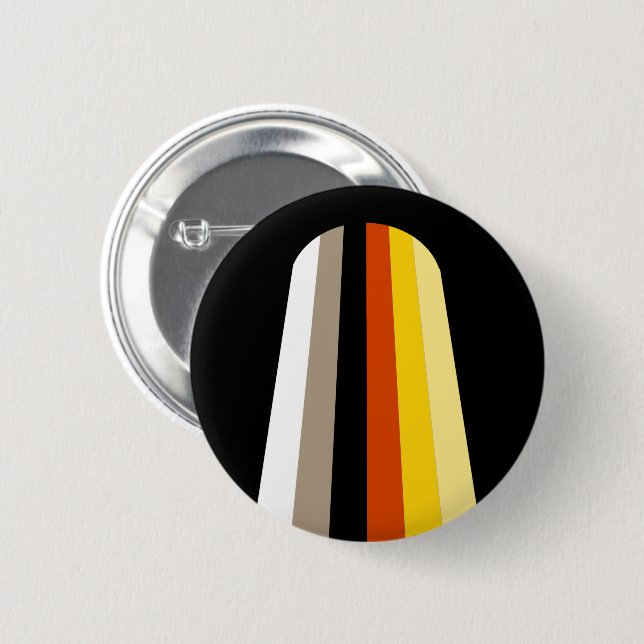 Long Hair Pride Flag Button (Front & Back)