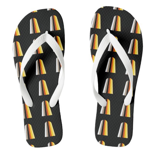 Long Hair Pride Flip Flops (Footbed)