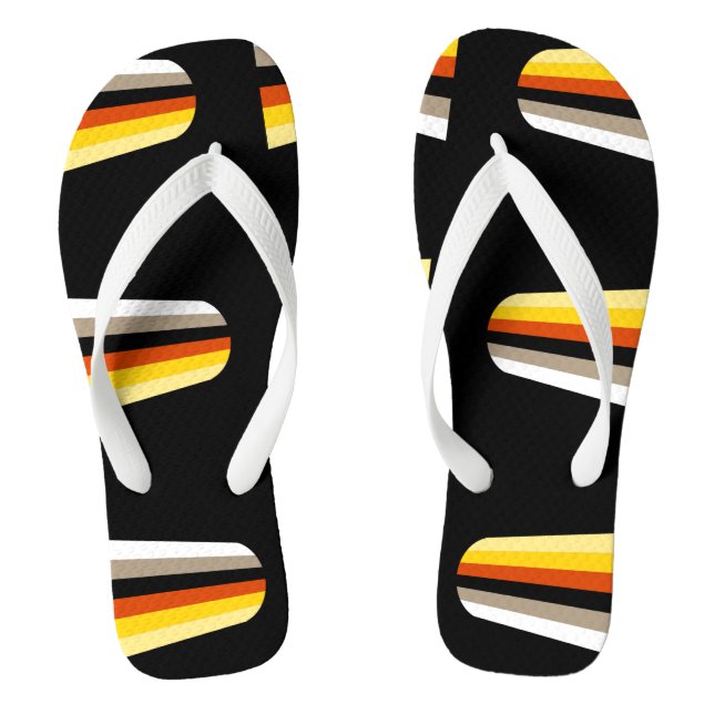 Long Hair Pride Flip Flops (Footbed)