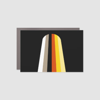 Long Hair Pride House Flag Car Magnet