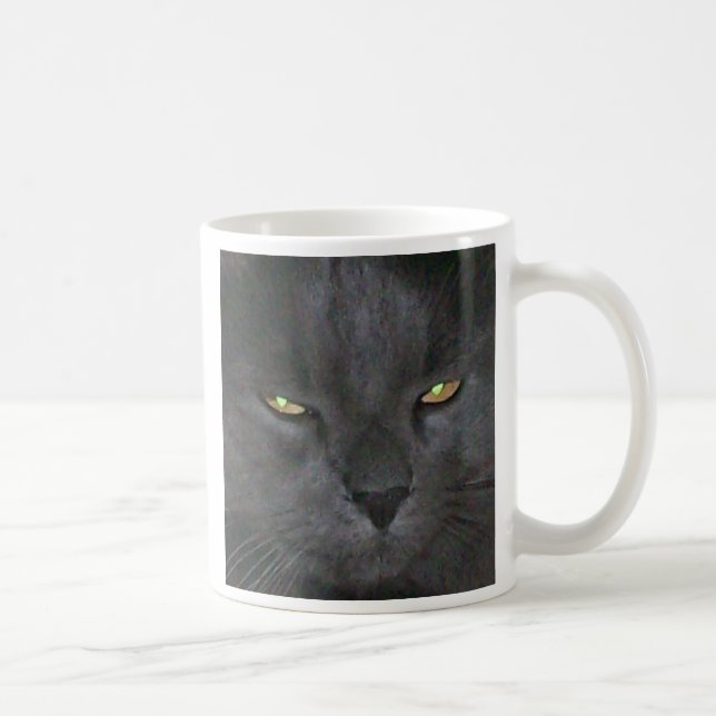 Long Hair Russian Blue Coffee Mug (Right)