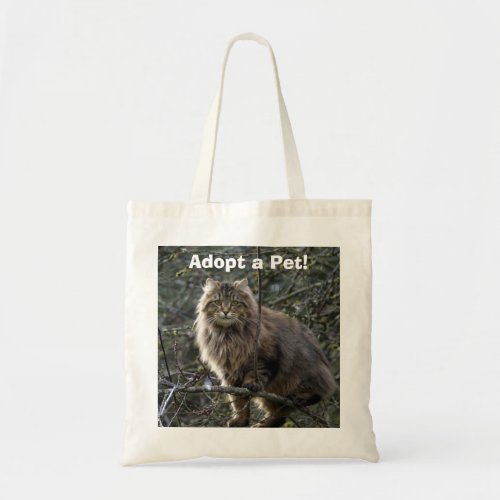 Long_hair Tabby Cat Animal Bag