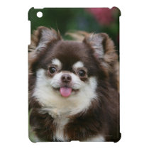 Long Haired Chihuahua Headshot 1 iPad Mini Case