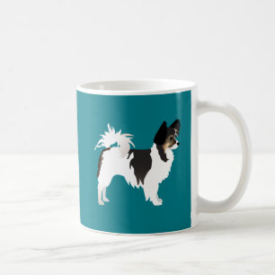 Long-haired Chihuahua or Papillon Basic Design Coffee Mug