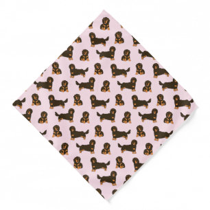 Long-haired Dachshund Bandana