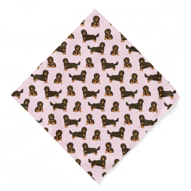 Long-haired Dachshund Bandana (Front)