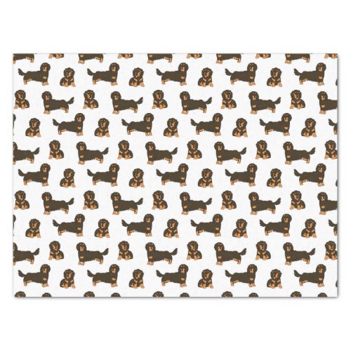 Long_haired Dachshund Tissue Paper