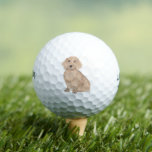Long Haired English Red Dachshund Golf Balls at Zazzle