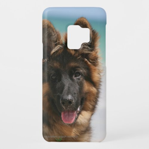 Long Haired German Shepherd Beach Case_Mate Samsung Galaxy S9 Case