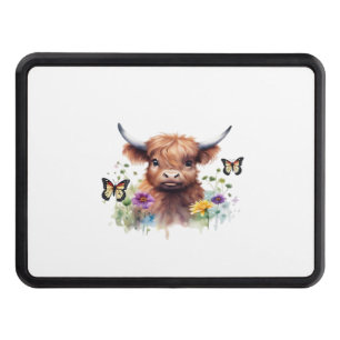 Long Haired Highland Baby Cow Classic T-Shirt Hitch Cover