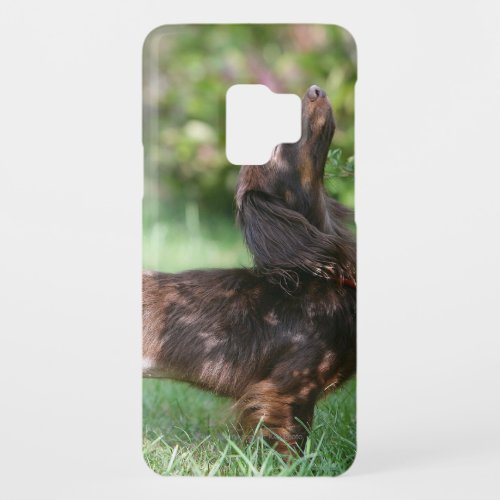 Long_haired Miniature Dachshund 1 Case_Mate Samsung Galaxy S9 Case