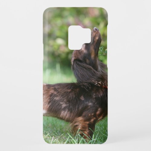 Long_haired Miniature Dachshund 1 Case_Mate Samsung Galaxy S9 Case