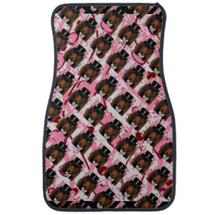 LONG HAIRED RED DOXIE              CAR FLOOR MAT