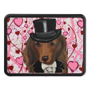 LONG HAIRED RED DOXIE HITCH COVER