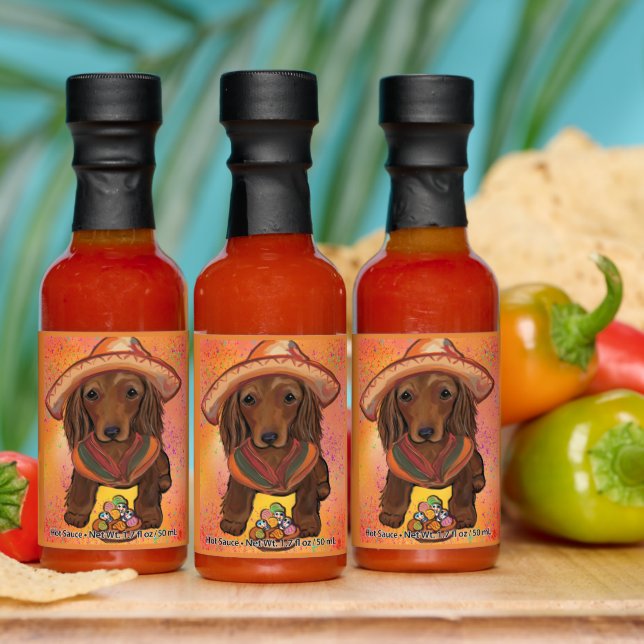 Long Haired Red Doxie Hot Sauces (Multi)