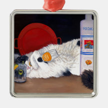 Long Haired Tuxedo Cat