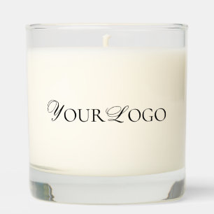 Long Horizontal Custom Logo Text Business Company Scented Candle