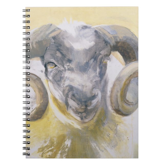 Long Horn Sheep 2 Notebook (Front)