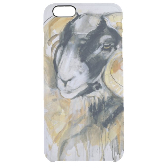 Long Horn Sheep Uncommon iPhone Case (Back)