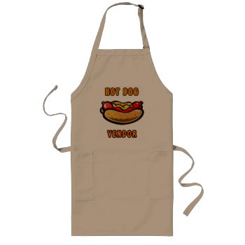 Long Hot Dog Vendor Apron by MiniBrothers at Zazzle