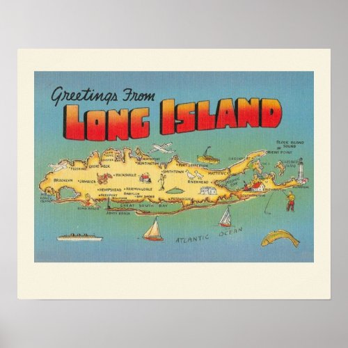 Long Island 16x20  Poster