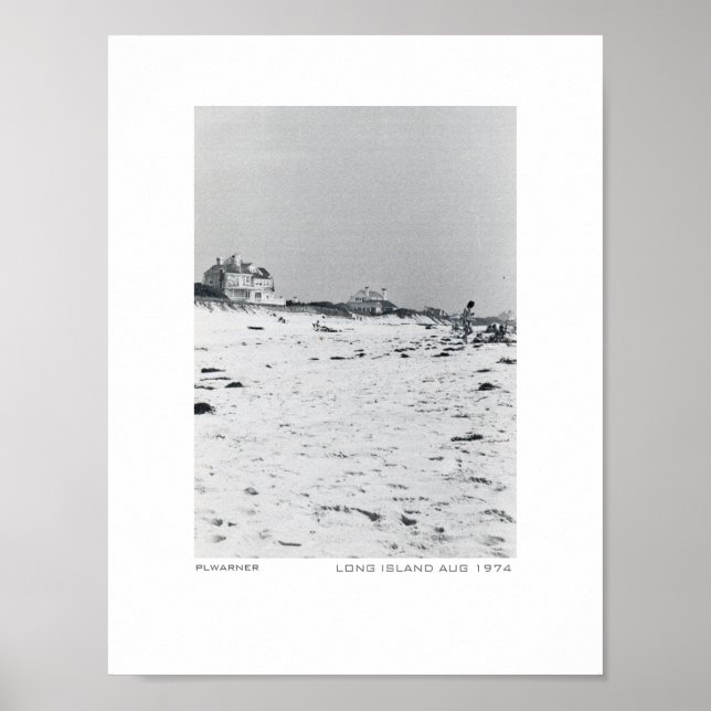 Long Island beach - 1974 Poster (Front)