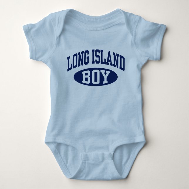Long Island Boy Baby Bodysuit (Front)