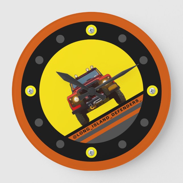 LONG ISLAND DEFENDERS CLOCK (Front)