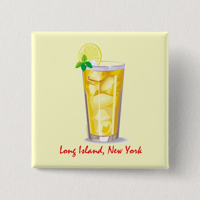 Long Island Iced Tea Button (Front)