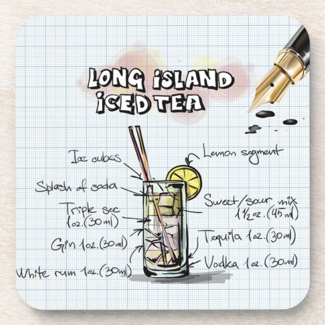 Long Island Iced Tea Coaster (Front)
