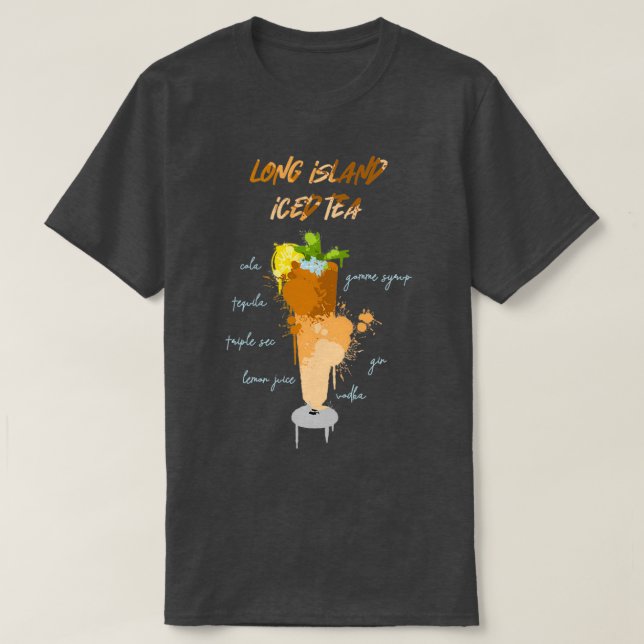Long Island Iced Tea Cocktail Gift 1 T-Shirt (Design Front)