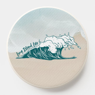Long Island Life Beach Wave Pop Socket