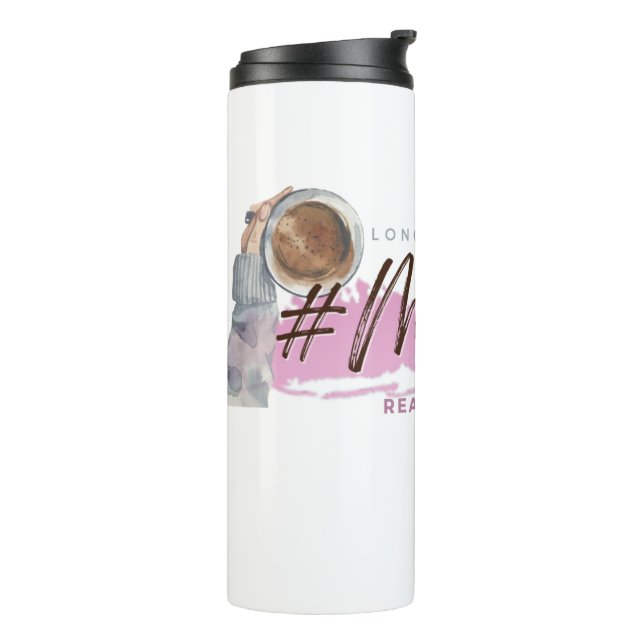 Long Island Mom Life Thermal Travel Tumbler (Rotated Left)