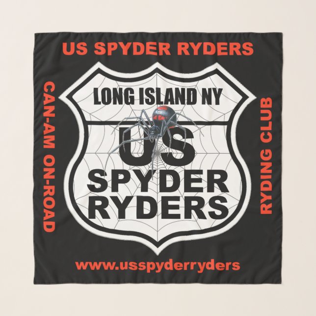 Long Island NY Chapter - Scarf Blk Bckgrnd (Front)