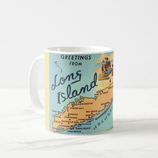 Long Island NY Mug (Front Left)