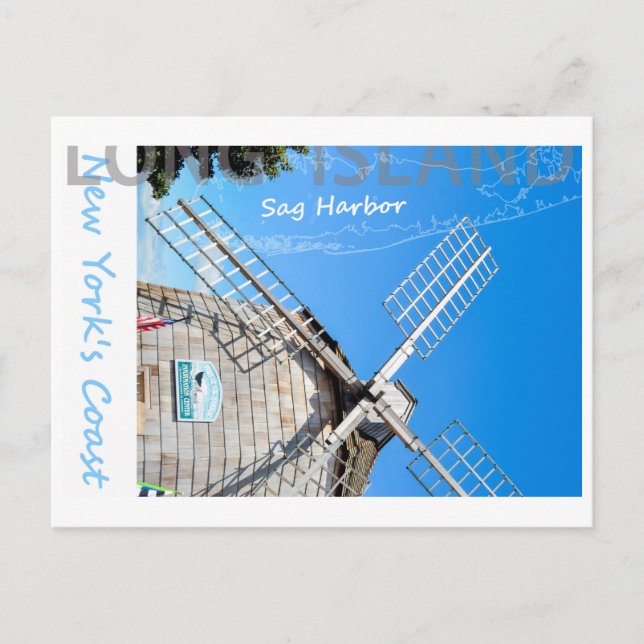 Long Island. Postcard (Front)