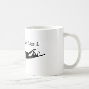 long island raised on an island mug new york