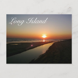 Long Island Seashore Postcard