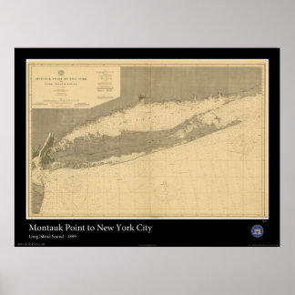 Long Island Sound - 1899 Poster