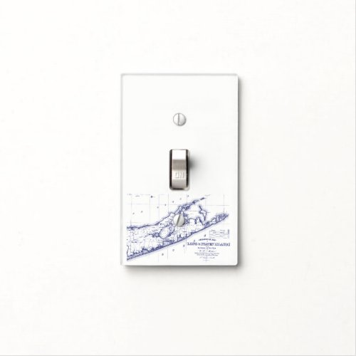 Long Island The Hamptons Map VC Light Switch Cover